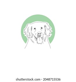 
Mascota vectorial simple con ilustración de línea, eps10