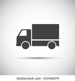 Simple vector pickup icon, illustration for your website, print and infographic