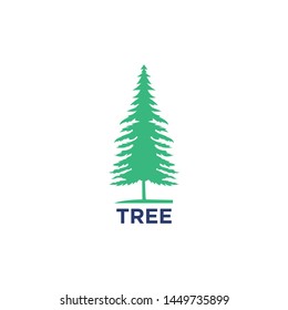 Monochrome Illustration Wild Spruce Logo On Stock Vector (Royalty Free ...