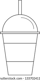 
Simple vector plastic/glass cup for smoothie/cocktail. Can also be used in the logo. Ideal for 
poster, advertisement, leaflet, menu.