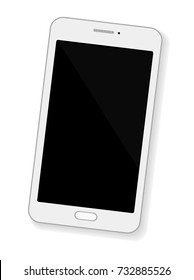 A simple vector realistic simple illustration - a mobile phone. Isolated.