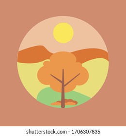 a simple vector of scenery