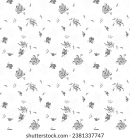 simple vector seamless pattern textile design.