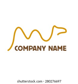 Simple Vector sign camel