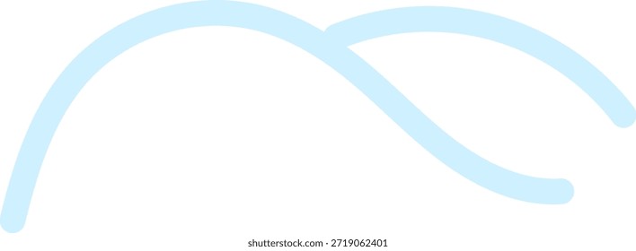 Einfache Vektor Schnee Cartoon Hill Dripping