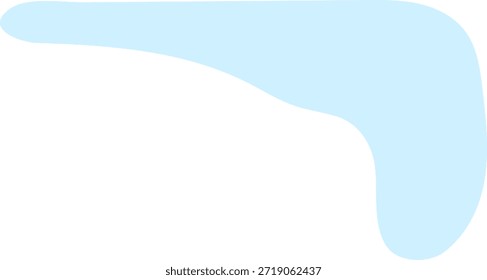 Einfache Vektor Schnee Cartoon Hill Dripping