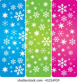 Simple Vector Snowflakes 1