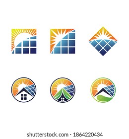 simple vector solar icon set