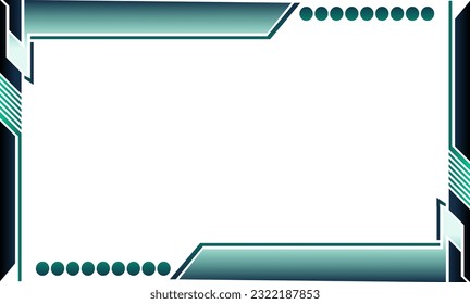 simple vector with space to write. future flat style. for percentage, banner or tamplate . no background