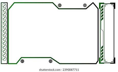 simple vector with space to write. future flat style. for percentage, banner or tamplate 