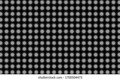 Simple vector stars pattern, geometric repeating background