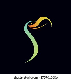 einfache Vektorgrafik-Logo-Design