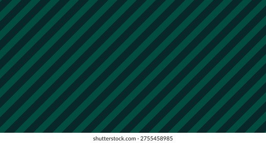 Simple vector stripes texture. Subtle dark green seamless pattern with bold diagonal lines, 45 degrees inclination.