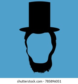 A simple vector symbol for Abraham Lincoln