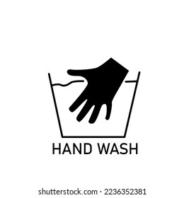 simple vector symbol washing clothes black with transparent background