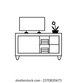 Simple vector table home furnishings
