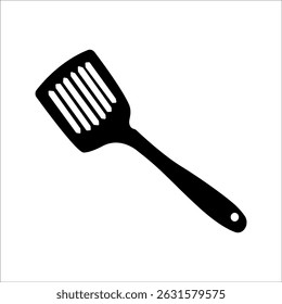Ícone de espátula tradicional de vetor simples. Ferramentas para cozinhar. Eletrodomésticos.