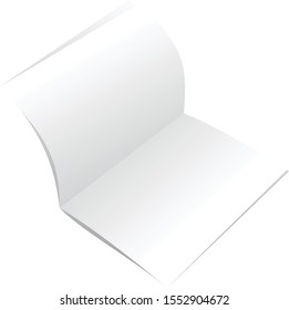 
A Simple Vector US Letter Brochure Mock-up