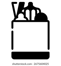 Vector sencillo de verduras al estilo tradicional del mercado indonesio.