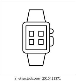 Diseño simple del icono del reloj de Vector