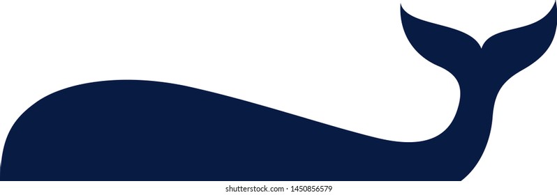 Simple Vector of A Whale