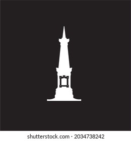 simple vector yogyakarta monument logos