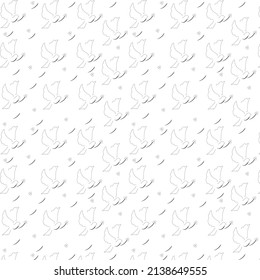 
simple vectored peace dove with black outline pattern design illustration. for label, banner, sticker, t-shirt.