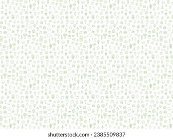 Simple vegetables and fruits and mushrooms wallpaper illustration