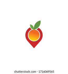 Simple Vegetables Shop Concept Logo Icon Vector Design Template