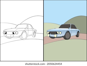 simple vehicle coloring pages for kids, kids coloring pages. 