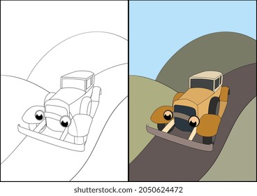 simple vehicle coloring pages for kids, kids coloring pages. 
