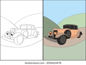 simple vehicle coloring pages for kids, kids coloring pages. 