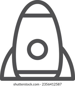 Recorte de línea de vehículo simple rollo de espacio de iconos de un solo elemento