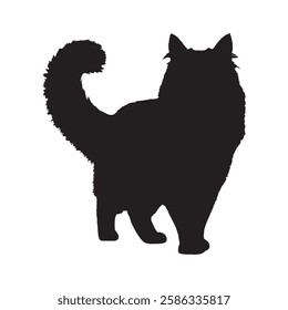 Simple and Versatile Cat Silhouette for Various Applications - Cat Vector - Cat Illustration
