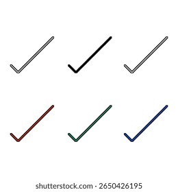 A simple and versatile check mark vector illustration.Ideal for business presentations,reports, documents,and professional designs.