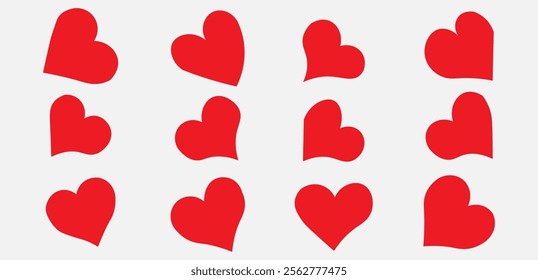 Simple and Versatile Heart Icon Vector for Branding and Graphics