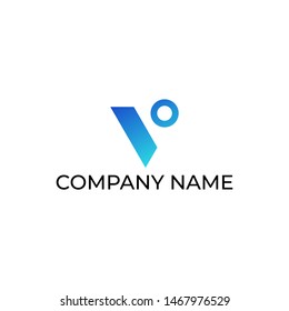 Simple and versatile logo design for letter V