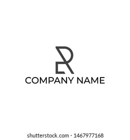 Simple and versatile logo design for letter R and A