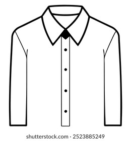 Um modelo de camisa de manga longa simples e versátil, perfeito para mostrar seus projetos ou criar uma imagem de marca profissional. Este modelo limpo e moderno é ideal para empresas de vestuário.