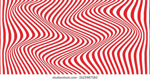 
simple vertical red line wave pattern.