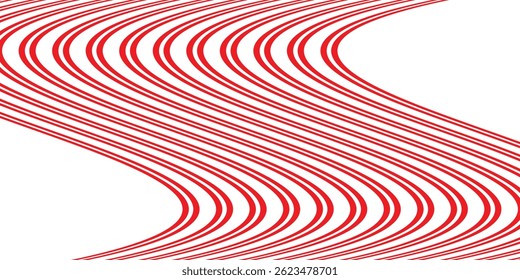 simple vertical red, white flag line pattern.