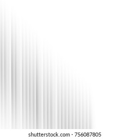 Simple Vertical Shadow Lines Vector Background - Decorative Minimal Illustration