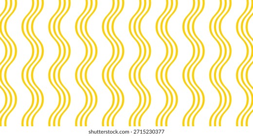 simple vertical three line yellow wave pattern for banner poster background.
