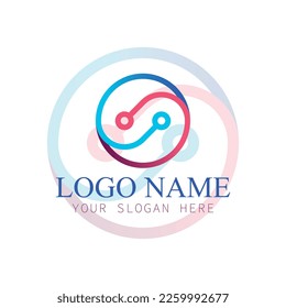 Ein einfaches und sehr kreatives Morden-Logo.