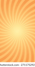 Simples vibrante laranja radial gradiente de ruptura textura de fundo vertical Design