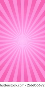Diseño de fondo Horizontal de patrón de estallido estelar rosa vibrante simple