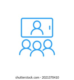 Simple of Video Conference Related Vector Line Icons, Video Call and more.
