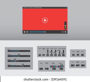 Simple Video Player Web Graphical User Interface Ui Gui Ux