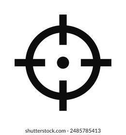 Simple viewfinder vector icon symbol