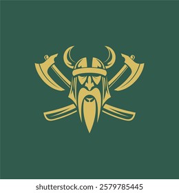 Simple Viking logo for icon or symbol